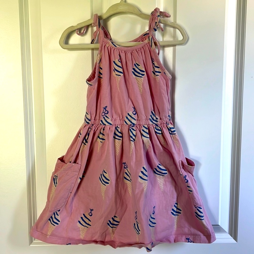 Tea Collection Tie Shoulder Dress size 3 Girls Toddler